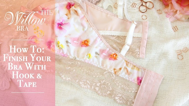 How To: Finish Your Longline Bra with Hook & Eye Tape