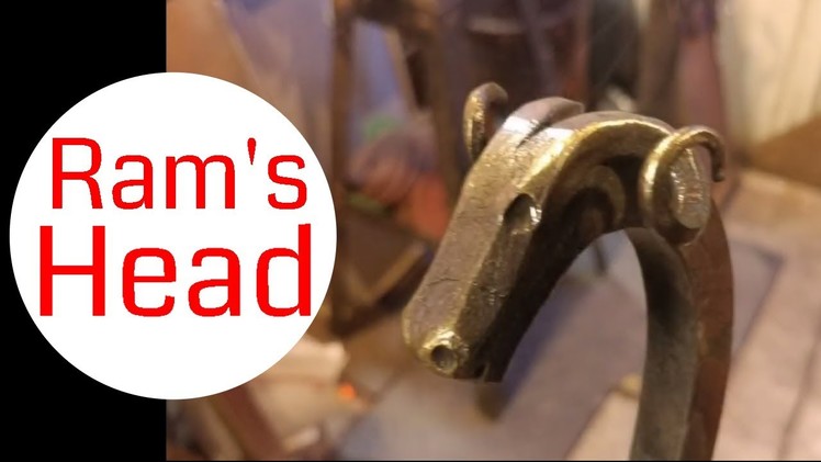 How to Forge a Ram's Head. Blacksmithing Tutorial