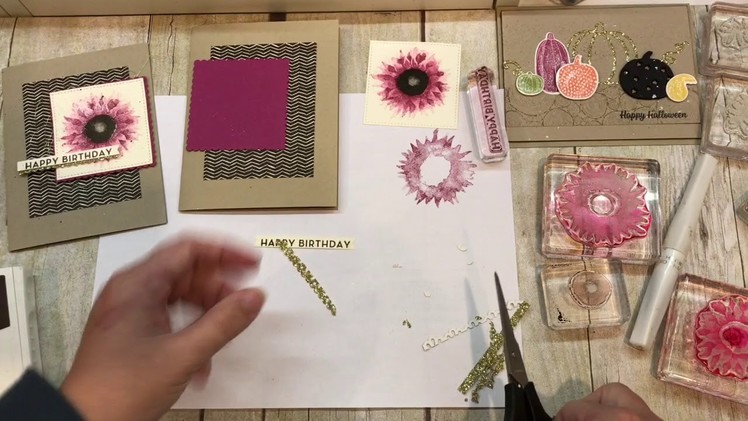 How to make 2 beautiful Fall Cards with Stampin Up's Painted Harvest and Pick a Pumpkin Sets
