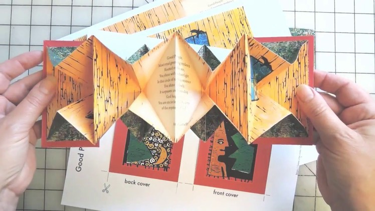 How to Make a Back to Back Accordion Book