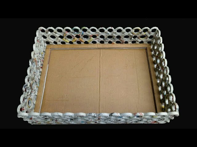 How To Make A Basket with newspaper, Cardboard and Fevicol Simple And Easy