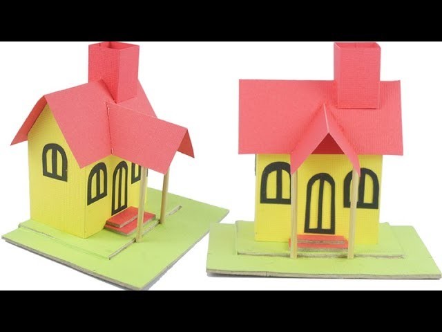 How to make a DIY Parer Cardboard House | TCraft
