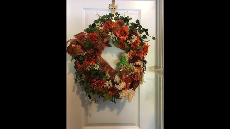How to make a fall grapevine wreath for your door