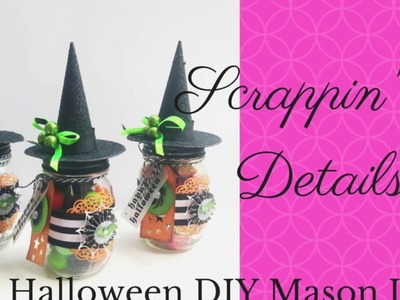 How to Make a Halloween Candy Treat Jar -With Tutorial