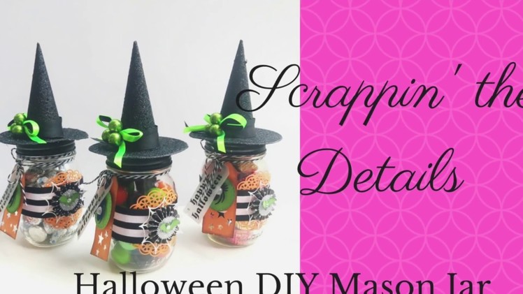 How to Make a Halloween Candy Treat Jar -With Tutorial