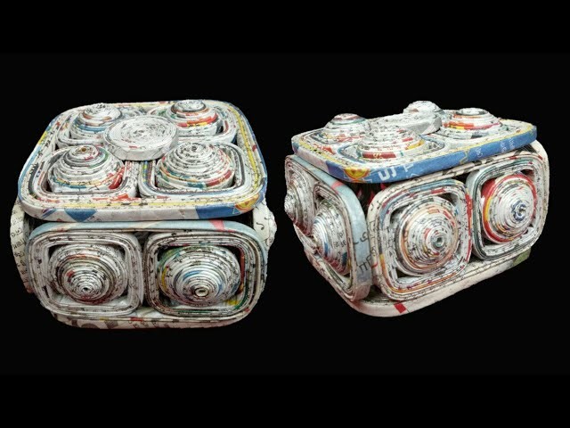 How to make a jewellery box using newspaper. LifeStyle Designs