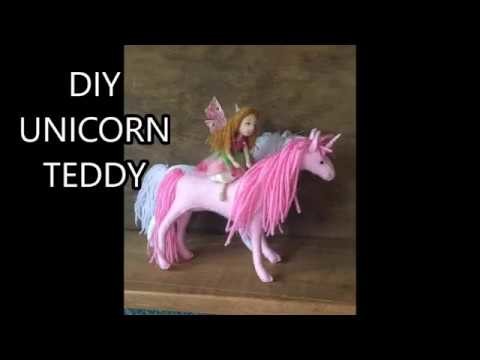 HOW TO MAKE A MINIATURE UNICORN TEDDY EASY SEWING KIT