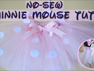 How To Make A Minnie Mouse No-Sew Tutu Skirt|Adorable and Simple DIY Tutu