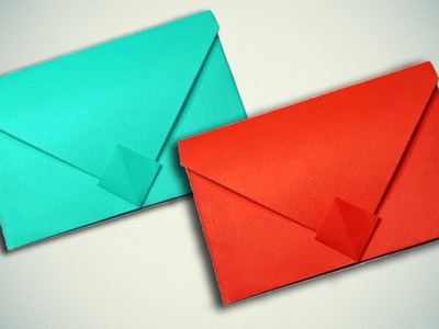 How To Make a Paper Envelope Without Glue or Tape - Origami Easy