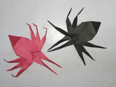 How to make a paper spider