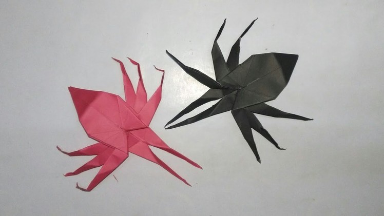 How to make a paper spider