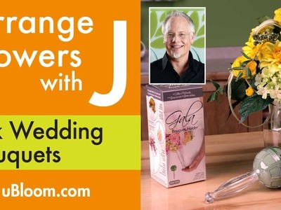 How to Make a Silk Flower Wedding Bouquet!
