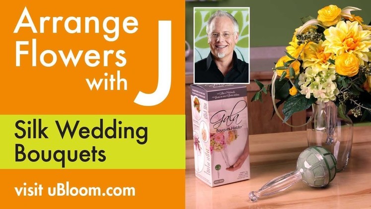 How to Make a Silk Flower Wedding Bouquet!