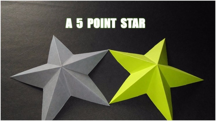 How To Make a Simple Star & 5 Point Star | InnoVatioNizer