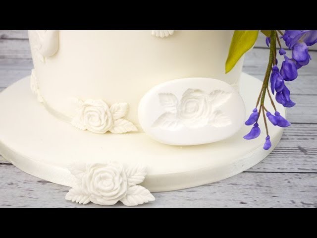 How To Make A Sugar Rose Cake Decoration Using A Mould