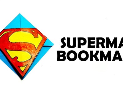 How to Make a Superman Bookmark-Superman Bookmark for Kids-Superman DIY Tutorial