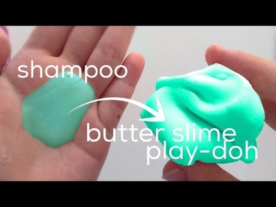 How to Make Butter Slime NO GLUE NO BORAX NO CLAY