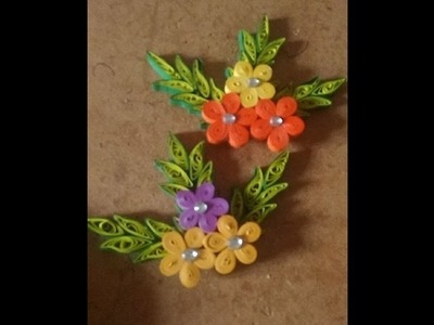How to make easy paper quilling magnet