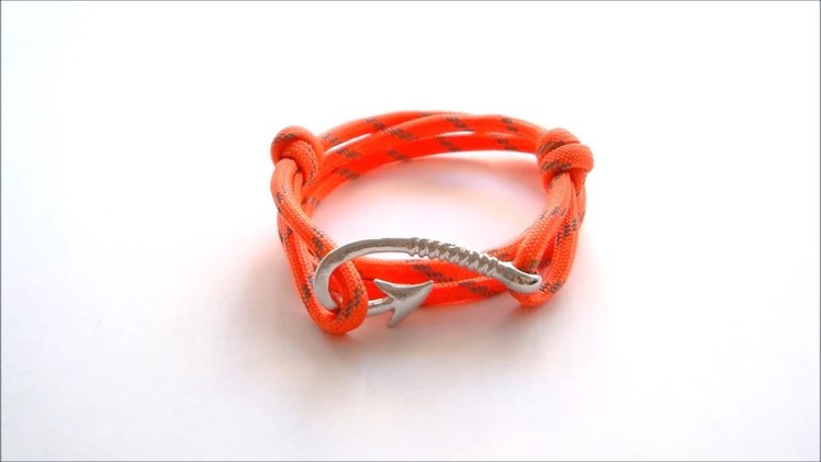 How to make "Fish Hook" Adaptive paracord bracelet