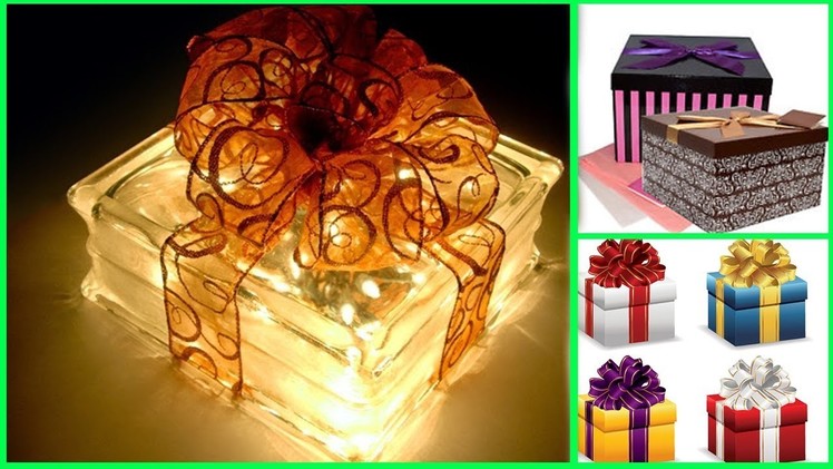 How to make : Gift Box - Easy DIY arts and crafts - diy paper gift box -CD Idea -jewellery organiser