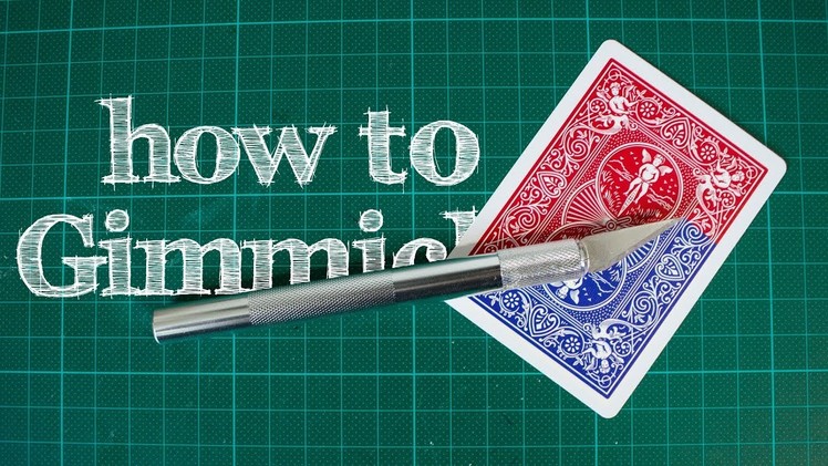 How To Make GIMMICKED CARDS - Handmade, Professional GIMMICKS
