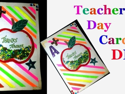 How to make greeting cards for teachers day step by step | DIY Teacher's Day Card Making Idea