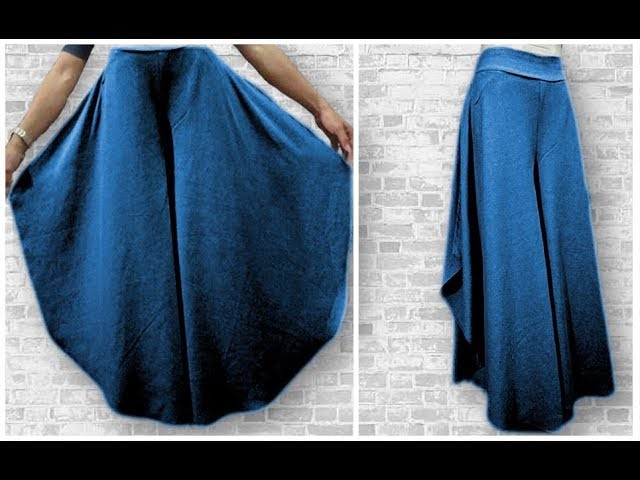 How to make half wheeled palazzo pants with Tuk pleats full drafting.cutting and stitching DIY