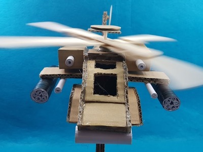 How To Make Helicopter - Cardboard DIY
