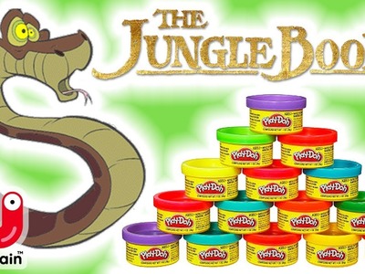 How To Make Kaa With Play-Doh from The Jungle Book | The Jungle Book Characters ???? Crafty Kids