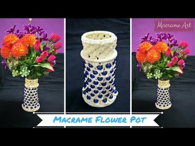 How to make Macrame Flower Pot #4 | New Macrame design |- Macrame Art