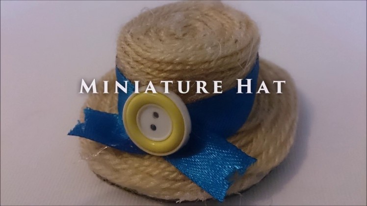 HOW TO MAKE MINIATURE HAT| RECYCLED ARTS & CRAFTS