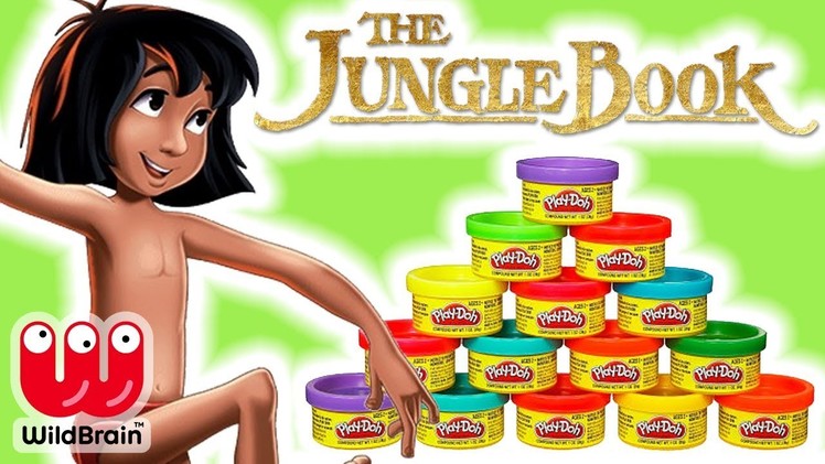 How To Make Mowgli With Play-Doh | The Jungle Book | Jungle Book Characters Play-Doh | Crafty Kids