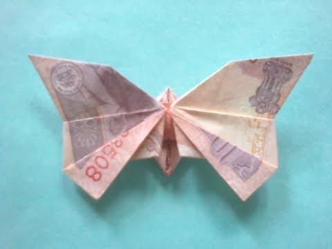 How to make note butterfly ( Note Origami )