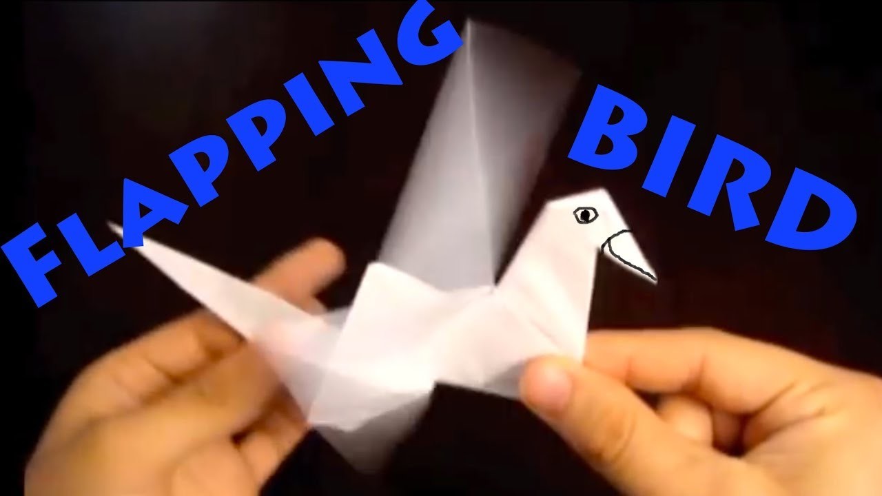 How to make Origami Flapping Bird - Easy Tutorial Short