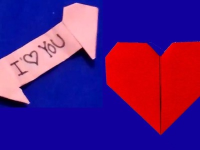 How To Make Origami Heart with Message || Love secret message for Beginners || DIY Easy Origami