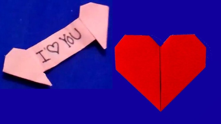 How To Make Origami Heart with Message || Love secret message for Beginners || DIY Easy Origami