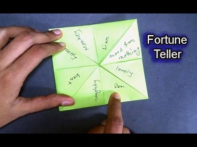 How To Make Paper Finger Game | Easy Origami Fortune Teller By TrendyCraft