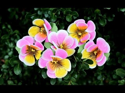 How to make Paper Pansies By Archana Joshi ( Follow The Flower Friday)