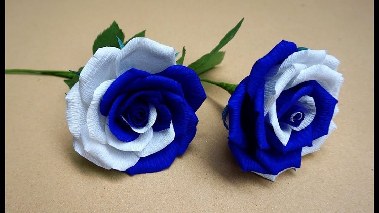 How to make realistic and easy paper roses - Very Easy and Simple to make Paper Rose