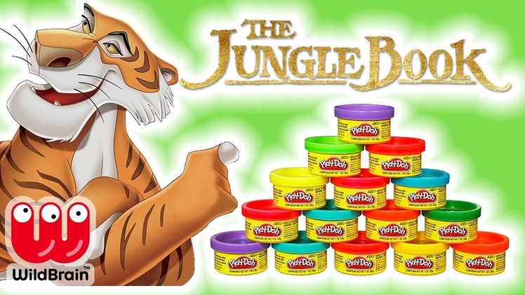 How To Make Shere Khan With Play-Doh | The Jungle Book | Jungle Book Characters | Crafty Kids