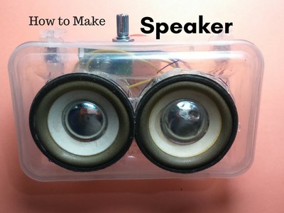 How to Make Speakers || Portable Speaker || From Old Speaker