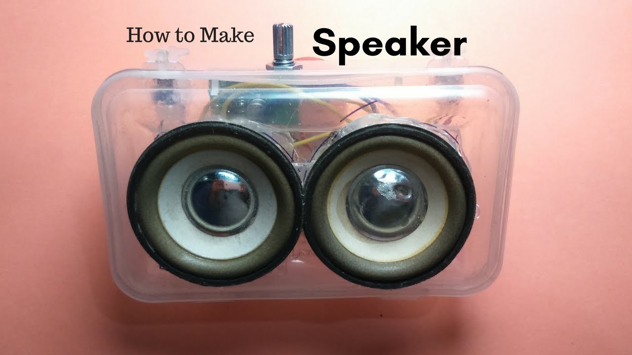 How to Make Speakers || Portable Speaker || From Old Speaker