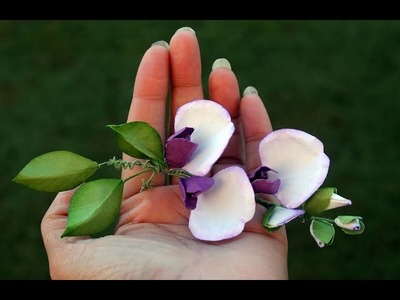 How to Make Sweet Pea Flowers by Archana Joshi ( Follow the Flower Friday)