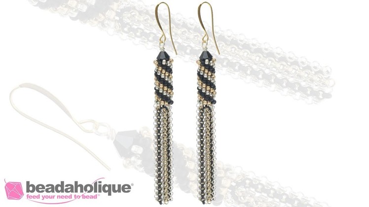 How to Make Tubular Peyote Stitch Tassel Earrings