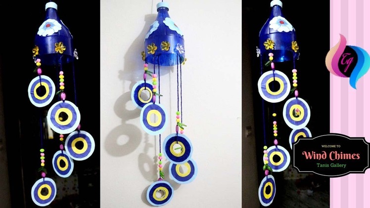 How to make wind chimes from plastic bottles - Plastic bottle wind chimes - Plastic bottle crafts