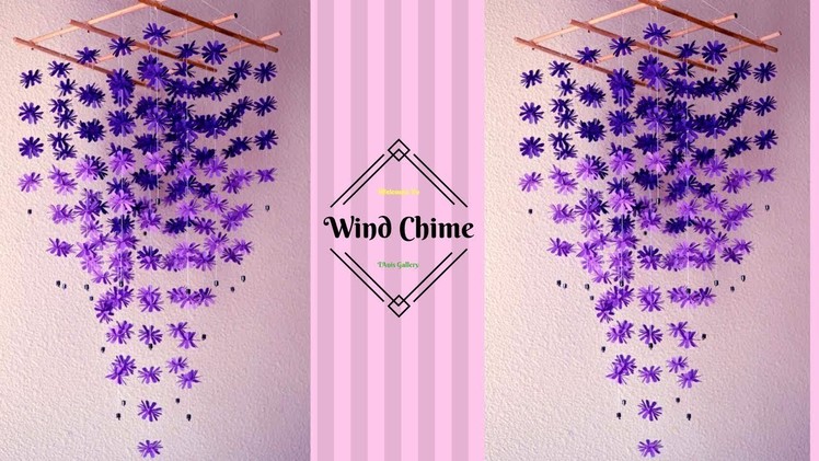 How to make wind chimes out of paper - Make wind chimes using paper