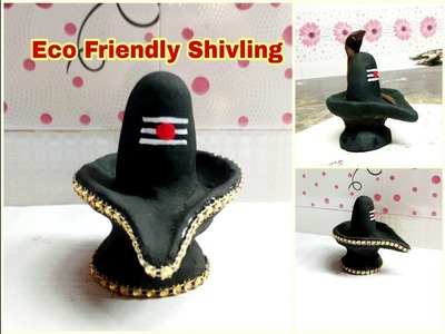 How to paint Eco frndly shivaling at Home | Clay art