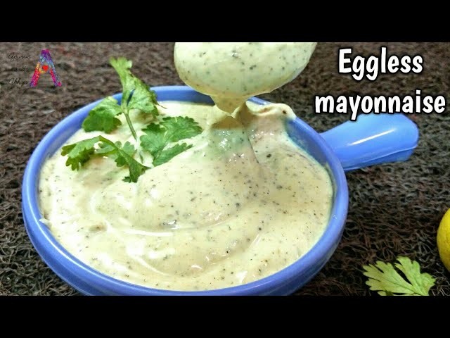 Instant homemade eggless mayonnaise recipe in hindi how to make eggless mayonnaise veg mayo in 5 min