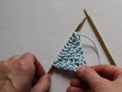 Knitting a Reverse Yarn Over and Short Rows
