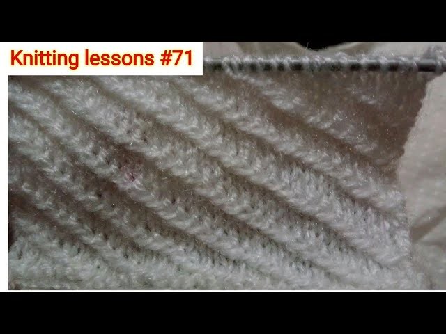 Knitting design #71 || Slip Stitch || Left Diagonal || Beautiful || Knitting Pattern ||